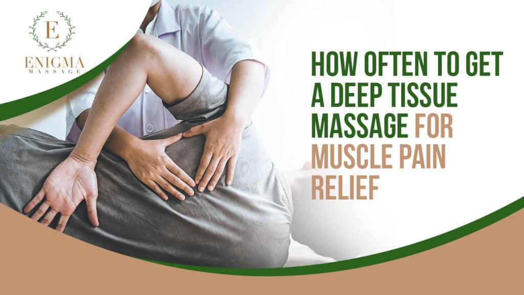 Deep tissue massage session for muscle pain relief