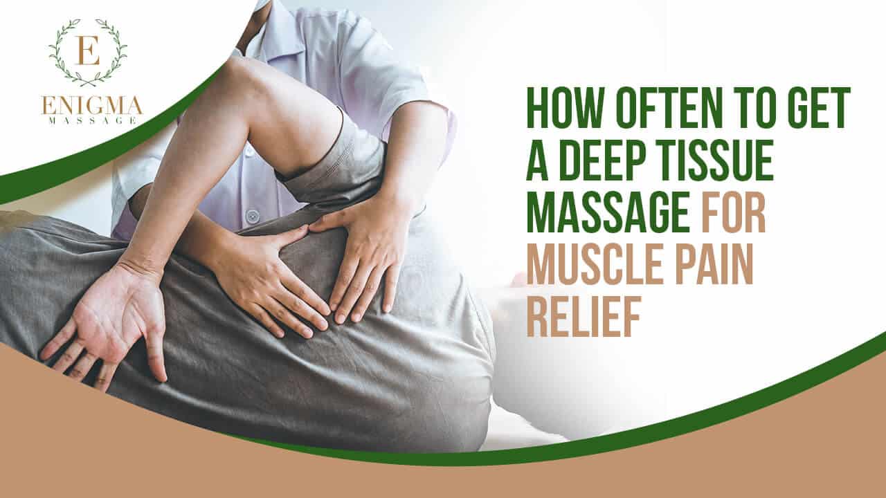 Deep tissue massage session for muscle pain relief