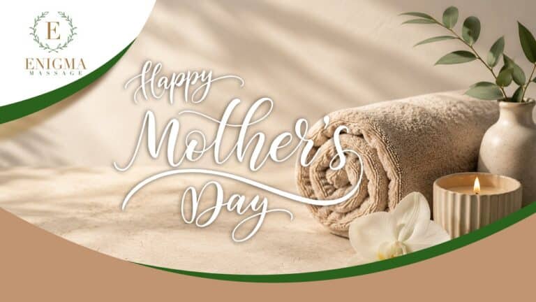 Mother enjoying a relaxing spa massage for Mother’s Day 2026