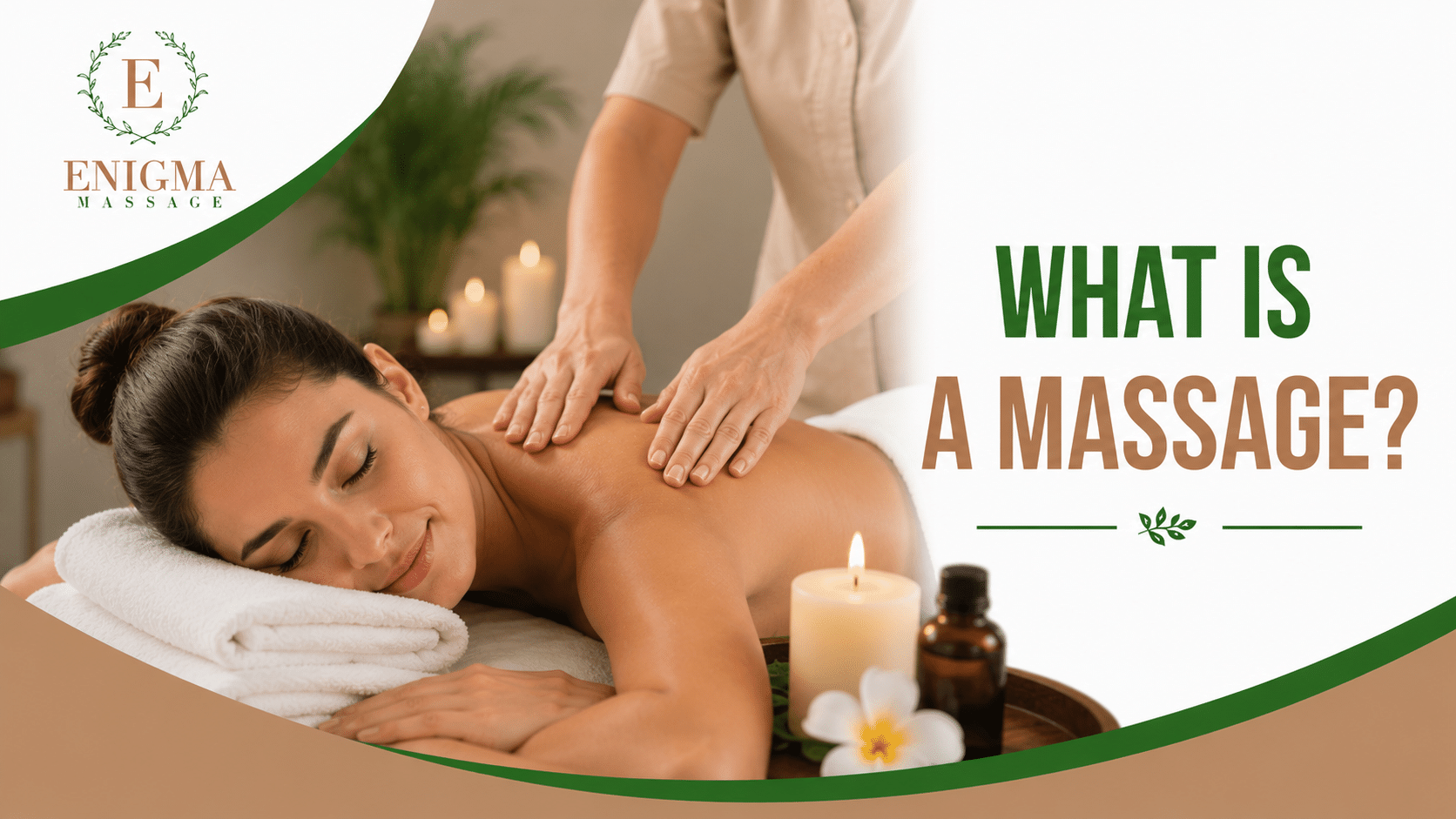 Woman receiving a relaxing full-body massage at a luxury spa treatment room.